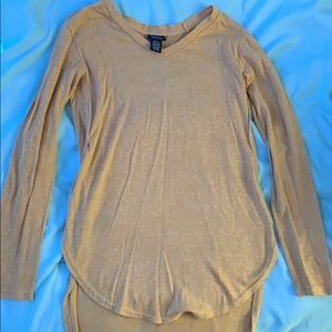 Yellow long sleeve blouse